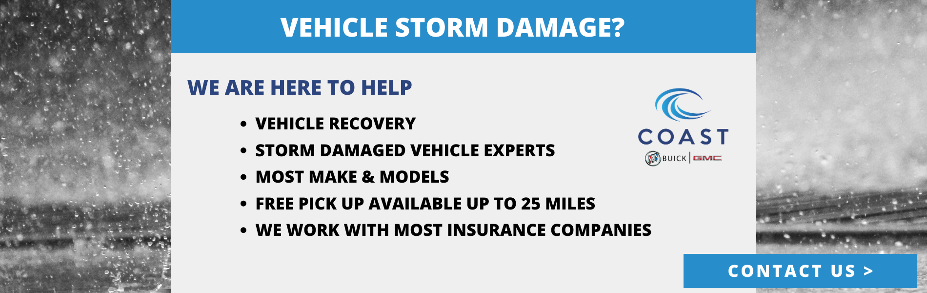 Contact Us for your Storm Damage Needs